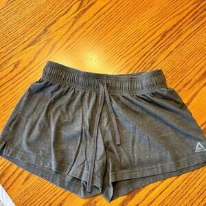 Reebok athletic, gray, women's size S shorts